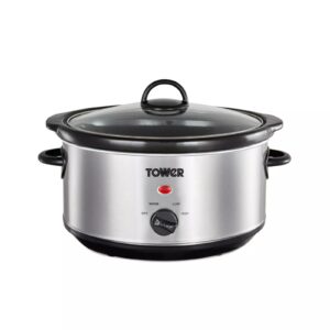 Tower 3.5L Slow Cooker Stainless Steel