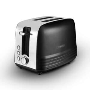Tower Ash 2 Slice Toaster Black