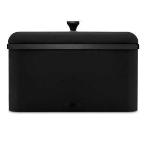 Tower Sera Bread Bin with Smoked Trim Black