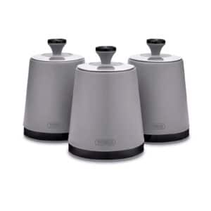 Tower Sera Set of 3 Canisters Grey