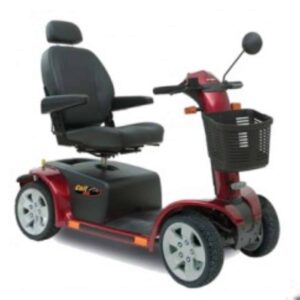 Pride Colt Pursuit Scooter – Built for Rugged Outdoor Terrain – Red