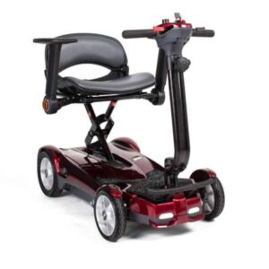 Drive UltraFold Auto Scooter – Compact Travel-Ready Design – Red