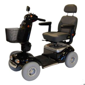 Shoprider Cadiz Mobility Scooter – Smooth Suspension & Pneumatic Tyres – Black